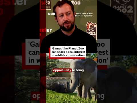 'Games like Planet Zoo 2 can spark interest in wildlife conservation.' #PlanetZoo #Gaming #BBCNews