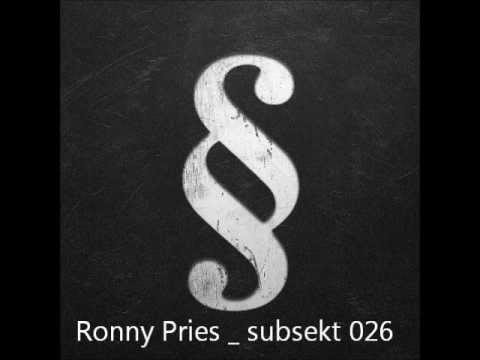 subsekt 026  Ronny Pries / rktic _ Mix _ www.subsekt.com
