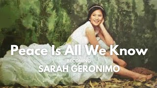 Sarah Geronimo - peace is all we know ( lyrics video )