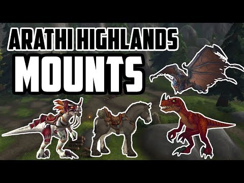 BFA: ARATHI HIGHLANDS MOUNTS GUIDE (WARFRONTS)