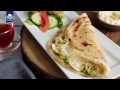 خبز البراتا مع جبنة كريم من بوك والبطاطس | Paratha with Puck cream cheese spread and ma