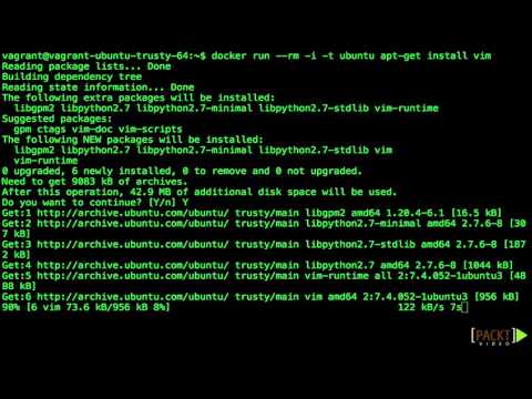 Beginning Docker Running the Containerized Commands | packtpub com