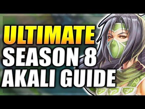 PRE-REWORK AKALI SEASON 8 GUIDE - ULTIMATE AKALI TOP/MID GUIDE + ALL MATCHUPS - League of Legends