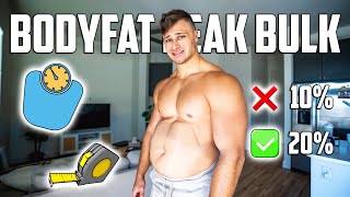 MY PEAK BULK BODYFAT % at 254 lbs Bodyweight