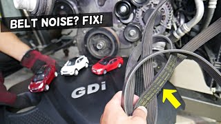 SERPENTINE BELT NOISE ON HYUNDAI KIA 2.4 GDI ENGINE