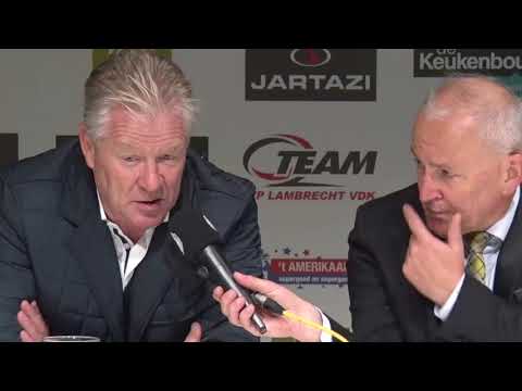 Persconferentie na KSC Lokeren - KV Oostende met Peter Maes