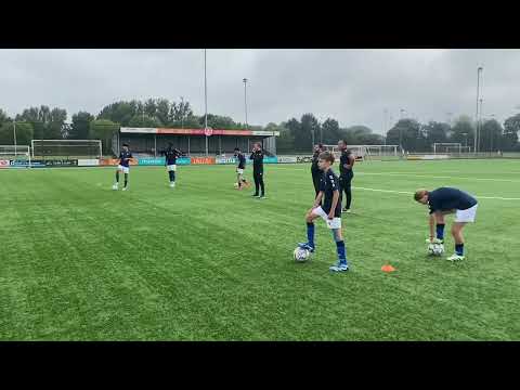 Oefenwedstrijd TSC JO15-1 tegen Unitas 59 , 1-2 overwinning