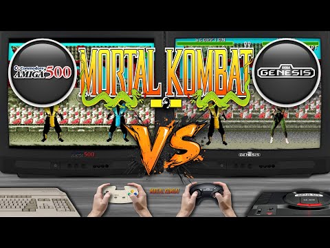 Mortal Kombat 🎮 Amiga 500 vs Sega Genesis | Side-by-Side Comparison