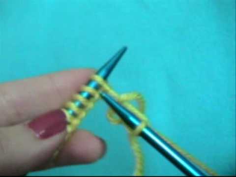 The Basic Knitting; Long tail cast on, Knit, Purl