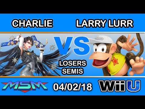 MSM 140 - Charlie (Bayonetta, Fox, Luigi) Vs. MSF | Larry Lurr (Diddy Kong) Losers Semis