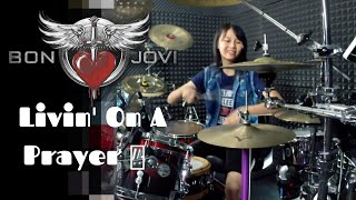 Download lagu Livin' On A Prayer - Bon Jovi | Drum cover by Kalonica Nicx mp3