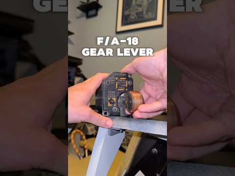 Why does this gear lever prevent the pilot from raising the gear? #flightsimulator #dcs #aviation