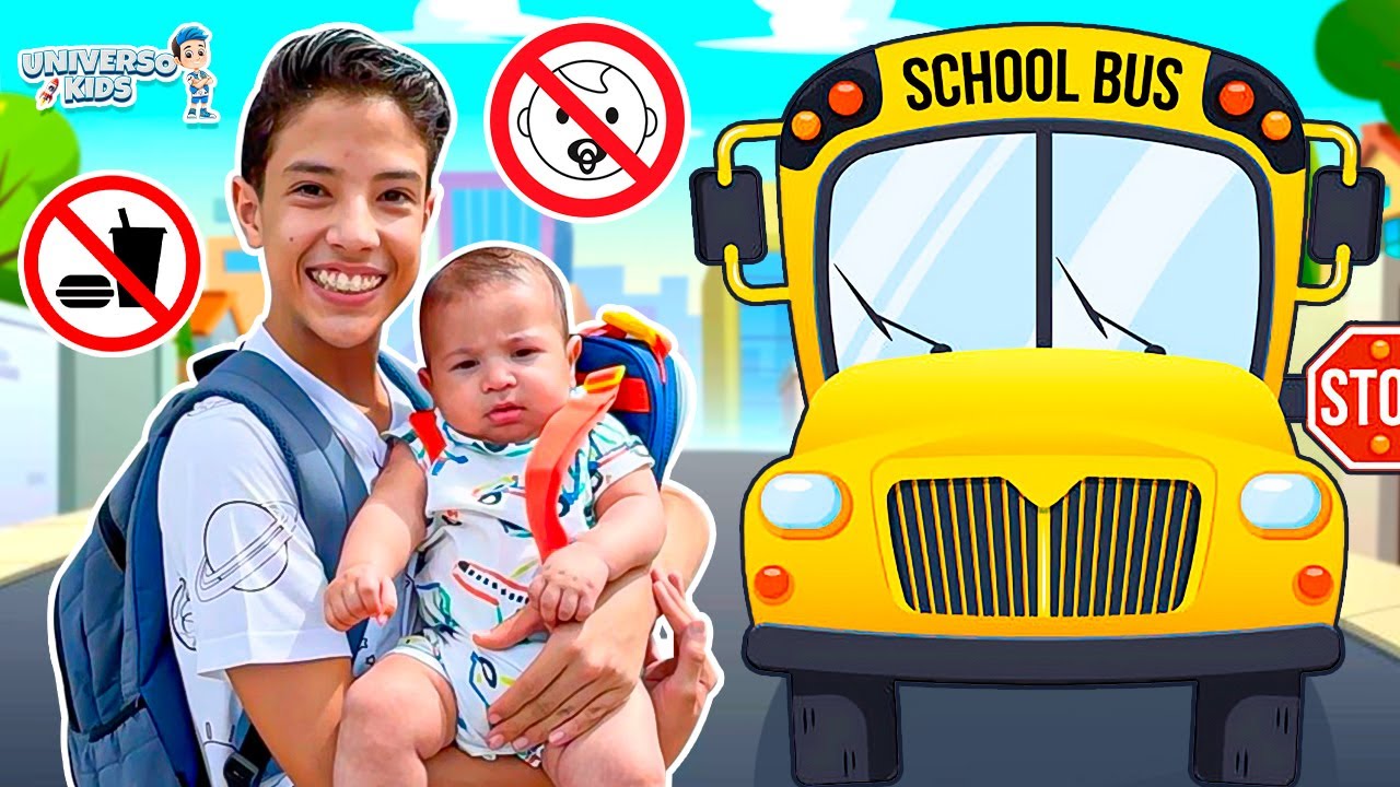 Henrique and Heitor in Funny Stories on the School Bus - Universo Kids