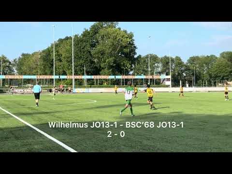 Wilhelmus JO13-1 - BSC’68 JO13-1, uitslag 2-0