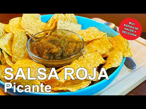 Receta Fácil de Salsa Roja Picante para todo Platillo