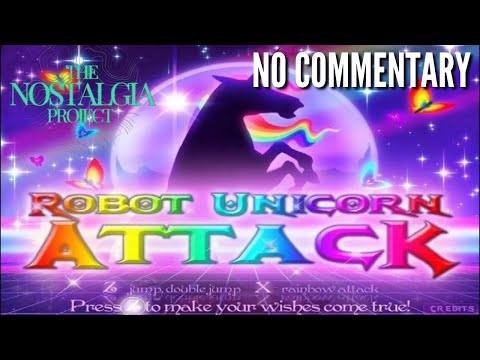 Robot Unicorn Attack - Flash Game -  (No Commentary) PC