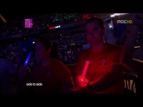 SNSD TaeTiSeo + EXO - DJ Got Us Falling In Love Again (live Performance)