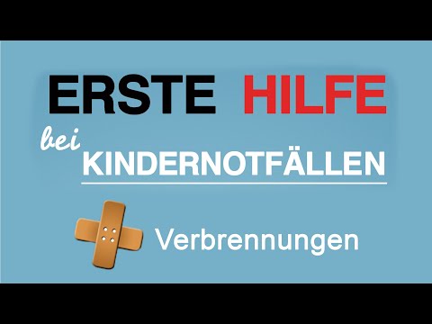 First aid for childhood emergencies - burns