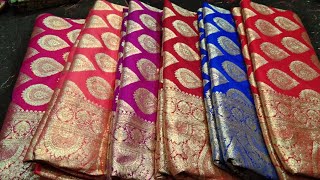 preview picture of video 'Buy Banarsi Pure silk saree in Half Price // बनारसी साड़ी खरीदे आधे से कम कीमत में'