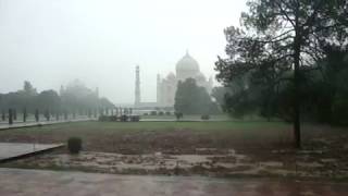 Taj Mahal During Rain