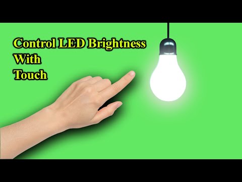 Simple LED Brightness Controller Circuit With Touch || LED Dimmer Circuit