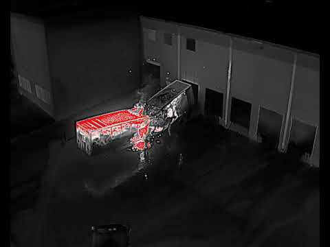 Houston Fire - Dumpster on Fire - E56, E34, L56, ARS720 (Part 1 - Thermal Imaging Version)