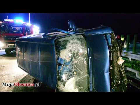 17.06.2016 Wypadek na S8 pod Sycowem