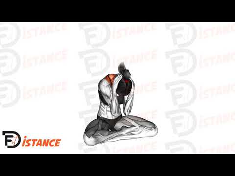 Exercice Étirement du cou assis vers l'avant