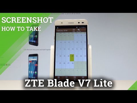 How to Take Screenshot on ZTE Blade V7 Lite |HardReset.info