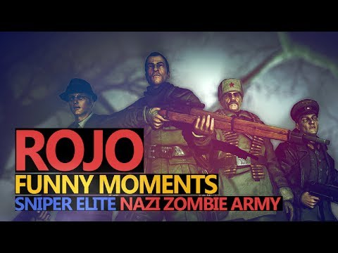 Funny Moments #21: Sniper Elite: Nazi Zombie Army - Rojo & Urhara