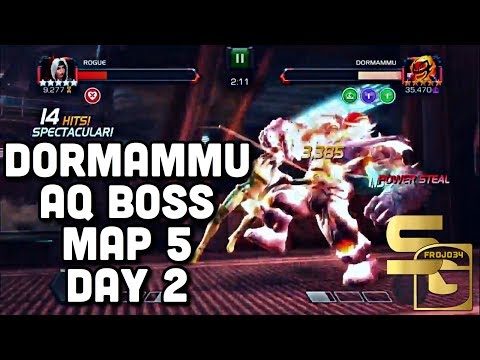 AQ Day 2 Map 5 Dormammu Boss Fight | Marvel Contest of Champions