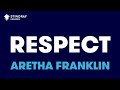 Respect in the Style of "Aretha Franklin" karaoke ...