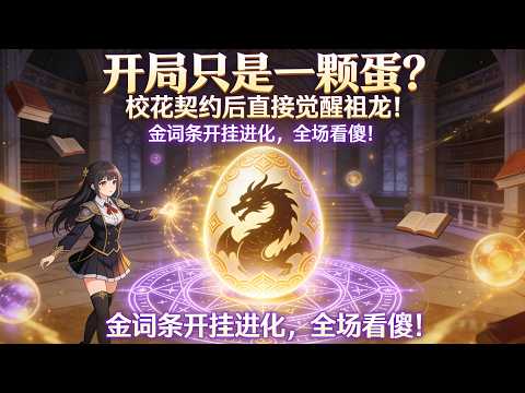 【FULL】🔥《御龍校花：我從龍蛋開始無敵》開局一顆龍蛋，覺醒祖龍血脈，校花直接綁定為神寵！#小說#動畫#漫剧#智绘