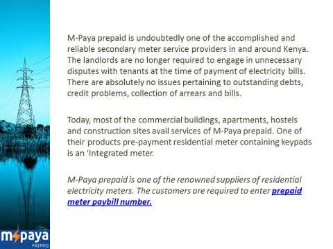 M Paya Prepaid Leading suppliers of secondary pr payment meters
