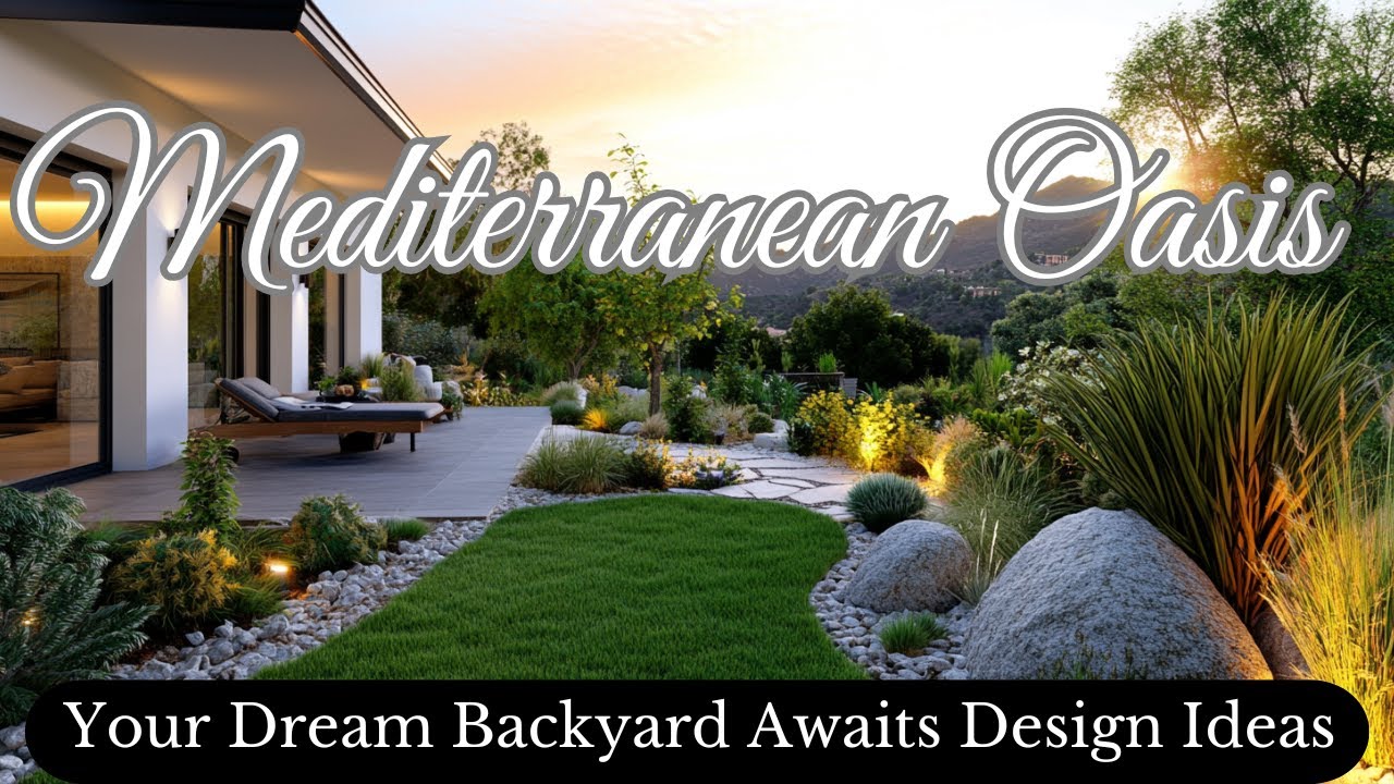 Your Dream Backyard Awaits: Mediterranean Oasis Design Ideas