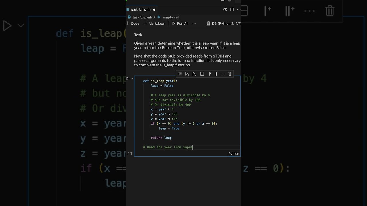 Leap Year Quiz: Test Your Knowledge! using python #coding #python #leetcode #hackerrank