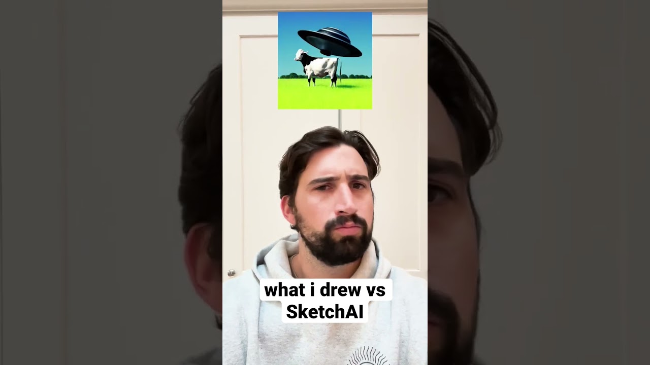 What I drew vs SketchAI App