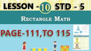 Rectangle Math /  Class 5 / page 11,112,113,114,115 /KERALA SYLLABUS