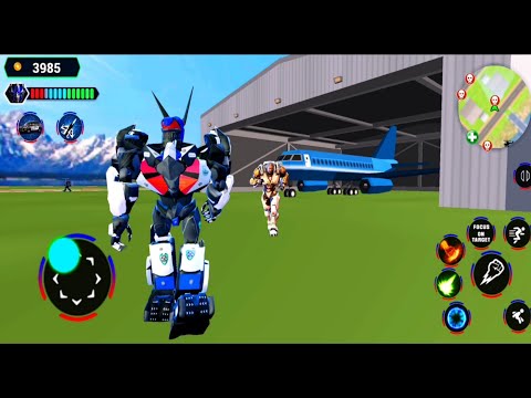 Police Prado Robot Car Transform * Android Gameplay