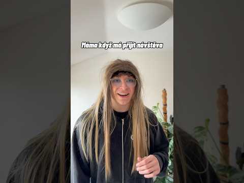 Máma když má přijít návštěva 😂 #fyp #foryoupage #funny #shortvideo #family