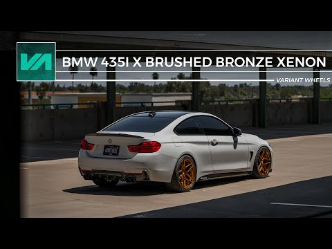 F32 435i // Xenon Brushed Bronze // Variant Wheels