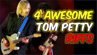 4 Awesome Tom Petty Riffs You Need to Know [Guitar Lesson]