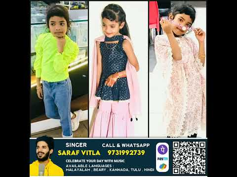 Happy Birthday Fathima Fazeela | New Status Song | Singer Saraf Vitla | Call & WhatsApp 9731992739