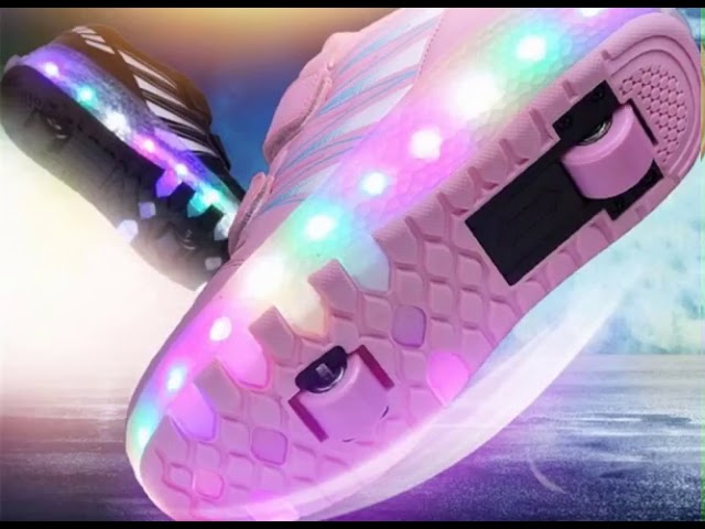 Vídeo relacionado con Zapatillas de LED, de Patines con Ruedas LED Light-UP, para Unisex Niños Niñas, USB Recargable, Ruedas Dobles Individuales Retráctiles, Zapatillas de Deporte Al Aire Libre