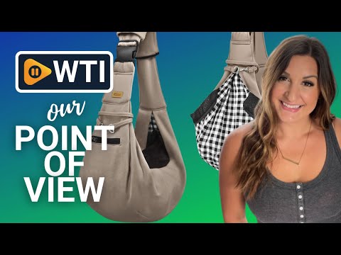 Cuby Dog and Cat Sling Carrier - Hands Free Reversible Pet Papoose Bag - Soft Pouch and Tote Design - Suitable for Puppy - WTI product video review
