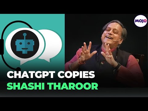 ChatGPT Imitates Shashi Tharoor’s English, Watch What Happened Next