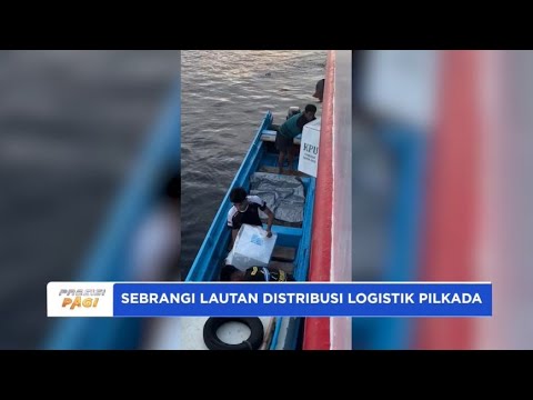 POLRES HALMAHERA SELATAN SEBRANGI LAUTAN DISTRIBUSI LOGISTIK PILKADA