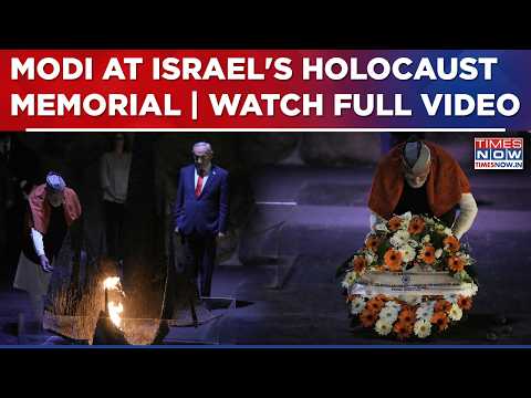 Modi, Netanyahu At Holocaust Memorial Yad Vashem | Indian PM Pays Tribute To Victims | Full Video
