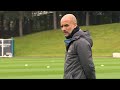 Pep Guardiola's reaction when players are late to training
