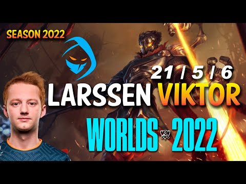 RGE Larssen VIKTOR vs VARUS Mid - NA Ranked - WORLDS 2022